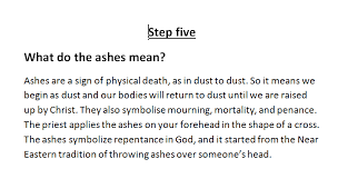What Do The Ashes Mean How To Apply Ash Wednesday Prayers