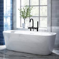Get free shipping on qualified utility sinks & accessories or buy online pick up in store today in the plumbing department. Bayberry 63 Oval Stand Alone Freestanding Tub In White Integrated Accessory Shelf White Drain Pelham And White