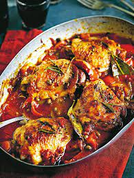 Jamie S Mediterranean Stewed Chicken Stew Chicken Recipe Recipes Chicken Recipes