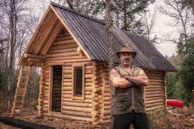 We scrutinized several methods for building a cost effective, easy to build and rock solid cabin foundation for our 20ft x 24ft cabin. These Determined Folks Built Their Own Log Cabins In The Woods Loveproperty Com