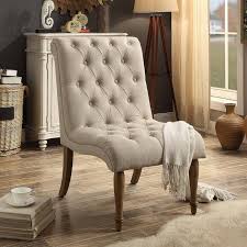 Charlton Home Paul S Side Chair Reviews Wayfair In 2020 Accent Chairs Armless Accent Chair Tufted Accent Chair