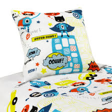 parure de couette pour lit evolutif enfant 120x140cm multicolore super hero le linge de lit bebe parure de couette linge de lit enfant linge de lit bebe