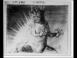 Godzilla 1954 Storyboard Kaiju Art Japanese Art Godzilla