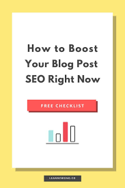 7 Elements Of A Perfectly Seo Optimized Blog Post Checklist In 2020 Blog Post Checklist Blogging Advice Blog