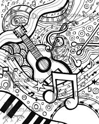 These spring coloring pages are sure to get the kids in the mood for warmer weather. Instant Download Coloring Page Music Art Print Zentangle Etsy In 2021 Music Art Print Music Coloring Coloring Pages