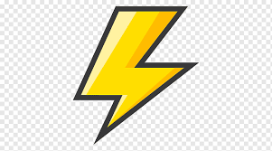 Yellow Lightning Artwork Lightning Bolt Symbol Lighting Angle Triangle Logo Png Pngwing