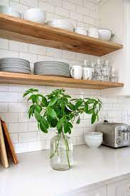 why wood is good etagere murale cuisine cuisine blanche et bois etagere cuisine