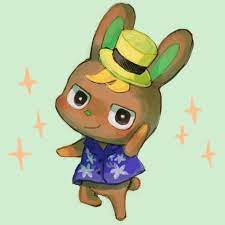 Island #and he's sometimes on the shopping plaza or whatever the name is owo''. O Hare Animal Crossing Fan Art Hare Animal Animal Crossing