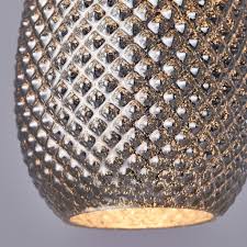 Antique mercury glass dimple 27.5 in. Mercury Glass Pendant Light Lightbox