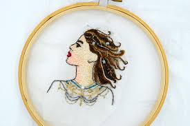 Do you have a disposable razor at home ? Embroidering On Tulle Pam Ash Designs
