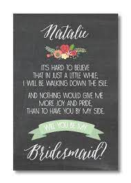 Maybe you would like to learn more about one of these? Printable Or Printed Watercolor Floral And Chalkboard Theme Etsy In 2021 Will You Be My Bridesmaid Be My Bridesmaid Bridesmaid Proposal