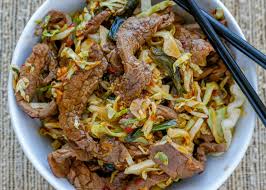 Set the chunk of ground beef into this sauce. Mongolian Beef With Noodles Barefeet In The Kitchen