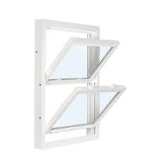 The color is consistent throughout the vinyl window frame and sash, making scratches virtually invisible. United Window Door Double Hung Windows At Lowes Com