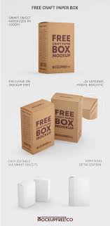 Craft Box 2 Free Psd Mockups Download Mockup Free Psd Box Mockup Free Packaging Mockup