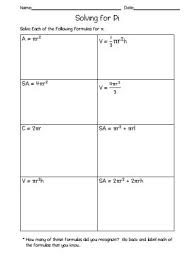 This is a pdf of a pi day (march 14th) crossword puzzle and word search. Solve For Pi Pic Free Worksheetse School Language Arts Pdf Jaimie Bleck