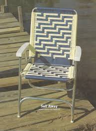 Sail Away Macrame Chair 1970s Macrame Patio Lawn Chair Ottoman Folding Deck Furniture Home Pattern Book Bo In 2020 Patterned Chair Macrame Chairs Patio Lawn Chairs