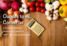 Ounces To Ml And Ml To Ounces Conversion