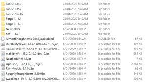 Open the mods folder in your minecraft install folder. Problems With Forge And Fabric Mods Java Edition Support Support Minecraft Forum Minecraft Forum