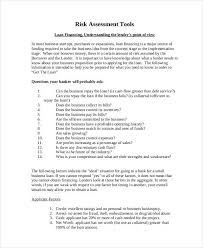 Completing a fair lending risk assessment is a challenging task as there are many things to consider in a financial institution that relate to the risk of discrimination. Free 40 Risk Assessment Examples In Pdf Doc Examples