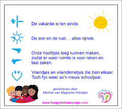 Happy Kids Massage In De Klas Massage Schoolvakanties Kleuterklas