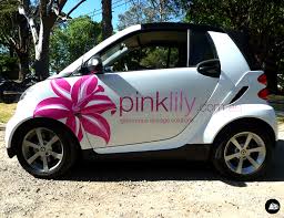 Vehicle Decals Pink Lily Pinklily Smartcar Vehiclebranding Autoskin Storageboxes