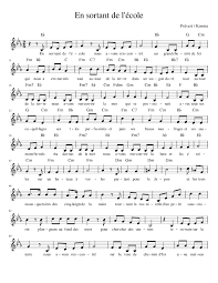 Pr?vert, jacques le combat avec l'ange. En Sortant De L Ecole Sheet Music For Piano Solo Musescore Com