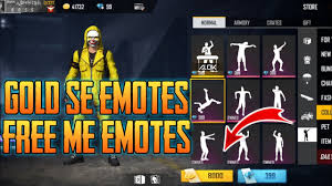How to unlock emotes in free fire | how to get free emote in garena free fire hallo friends welcome to our channel gamer. How To Unlock All Emote In Gold Free Fire Me Emote Free Me Unlock Kare Gold Se Emotes Kaise Le Youtube