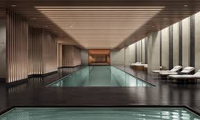Luxury indoor pools have become de rigueur at the high end of the market and what better way to make a splash than in your own personalised swimming space. 11 Most Luxurious Indoor Pools In New York Dujour Luxury Swimming Pools Indoor Pool Design Indoor Swimming Pool Design