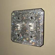 Amazon Com Swarovski Fully Crystallized Switch Plate Toggle Rocker Light Switch Cover Bling Crystals Chrome Handmade