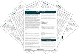 Light In August Study Guide Literature Guide Litcharts