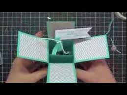 By changing proportions of the sections, make the box into a bed, refrigerator, stove, swimming pool, or car. Pop Up Box Card Make It Simple A Video Tutorial Lovenstamps Box Cards Tutorial Card Box Pop Up Box Cards