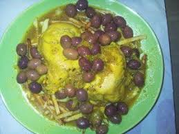 Poulet Aux Olives Djej O Zitoun La Cuisine Berkani Poulet Aux Olives Poulet Cuisine