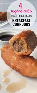 Keto Breakfast Corndogs Sausage Pancakes On A Stick Recipe Low Carb Breakfast Recipes Low Carb Breakfast Best Keto Breakfast