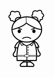 Kleurplaat Boos Kinderen Leren Terwijl Ze Kleuren Afbeeldingen Voor Scholen En Onderwijs Afb 24002 Coloring Pages Feelings Activities Kids Doodles