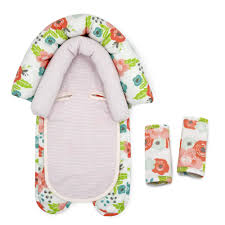 Go By Goldbug Floral Duo Car Seat Head Support And Strap Set Car Seats Baby Car Seats Baby Head Support