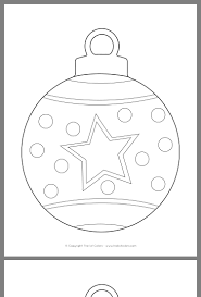 Pin By Kastriot Rushiti On Perimet Christmas Ornament Coloring Page Easy Christmas Ornaments Coloring Pages For Kids