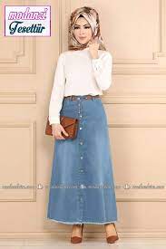 Dugmeli Kot Tesettur Etek 206ih413 Acik Kot Moda Selvim Etek Modelleri Ve Fiyatlari Moda Etek Etek Modelleri