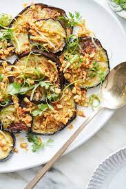 Pan Roasted Eggplant With Peanut Chile Sauce Recipe Recipe Recipes Vegetable Recipes Nyt Cooking