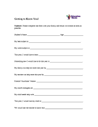 Choose the three correct answers. Student Profile Form Template Education World