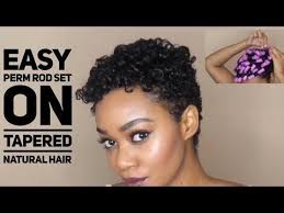Tapered Natural Hair Perm Rod Set Short Natural Hair Natural Hair Styles Perm Rod Set Tapered Natural Hair