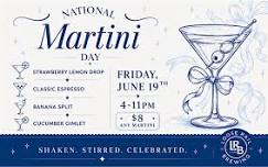 National Martini Day at Loose Rail Brewing