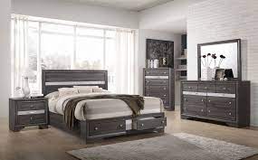 Storage beds are one of the most obvious storage hacks for small bedrooms, but they're also among the best. Regata Grey Storage Bedroom Set Urban Furniture Outlet