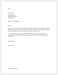 You can use leave application templates for company, office, factory, school, college, and university. 10 Leave Application Letters For All Situations Word Excel Templates