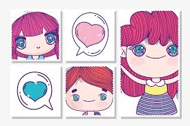 Want to see more posts tagged #frame arms girl? Anime Girls And Boy Stamp Frame Template Download Free Vectors Clipart Graphics Vector Art