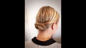 Easy updo hairstyle for medium hair. Quick Elegant 23 Step By Step Updos For Thin Hair