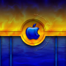 Pin By Connie Thompson On Yellow Blue Apple Logo Wallpaper Blue Yellow Green To Blue