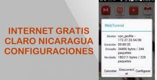 Configuracones Webtunnel Claro Nicaragua Internet Gratis Android Como Tener Internet Internet Internet Claro