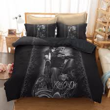 Animals skull printed bedding cover sets gothic white skull pattern duvet sets queen butterfly tree branch printed 3 pieces comforter cover sets(1 duvet cover 2 pillow cases). Gotico Comforter Bedding Sets Duvet Cover King Queen Size Punk Rock Gothic Lit Bed Linen Europe Style 3d Housse De Couette C Housse De Couette King Queen Sizebedding Sets Duvet Aliexpress