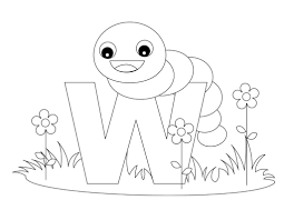 Free Printable Alphabet Coloring Pages For Kids Best Coloring Pages For Kids Coloring Letters Letter A Coloring Pages Letter W Crafts