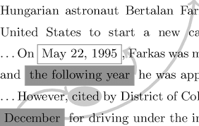 Try to avoid writing when how to introduce the feature article? Examples Of Temporal Expressions In A News Article With Explicit Download Scientific Diagram